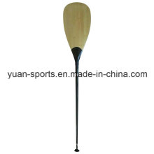 Bamboo Veneer Surface Full Carbon Paddle for Sup Board